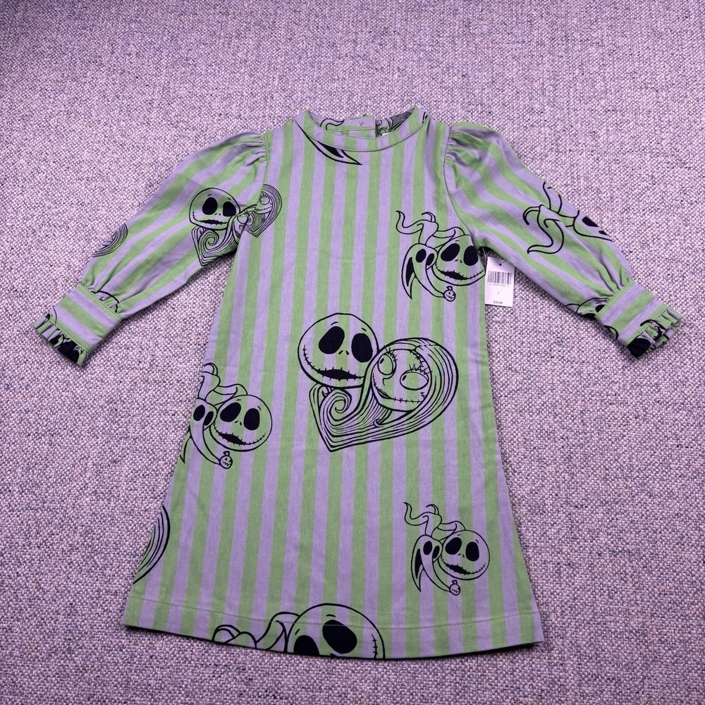 Disney Parks NBC Girls 5 Nightmare Before Christmas Dress Halloween